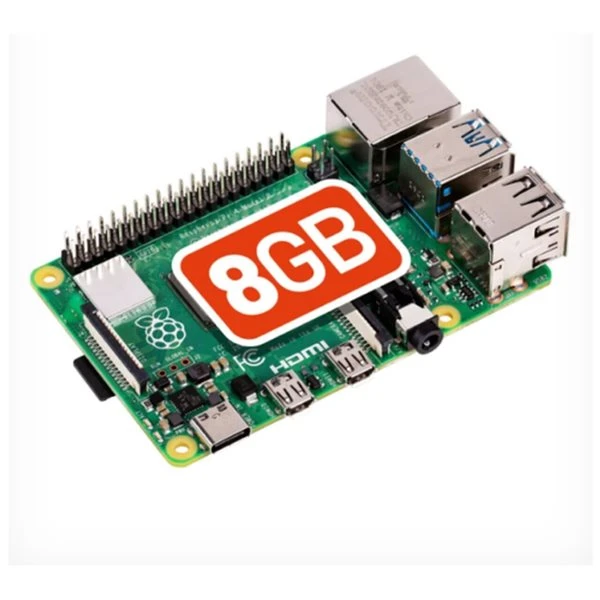 Raspberry Pi 4 موديل B (8 جيجابايت)