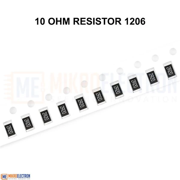 10 قطع SMD 1206 مقاومة 10