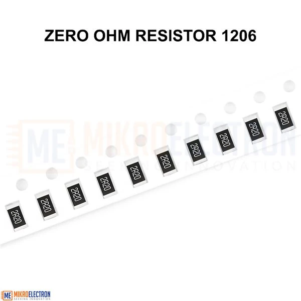 10 قطع SMD 1206 مقاومة صفرية