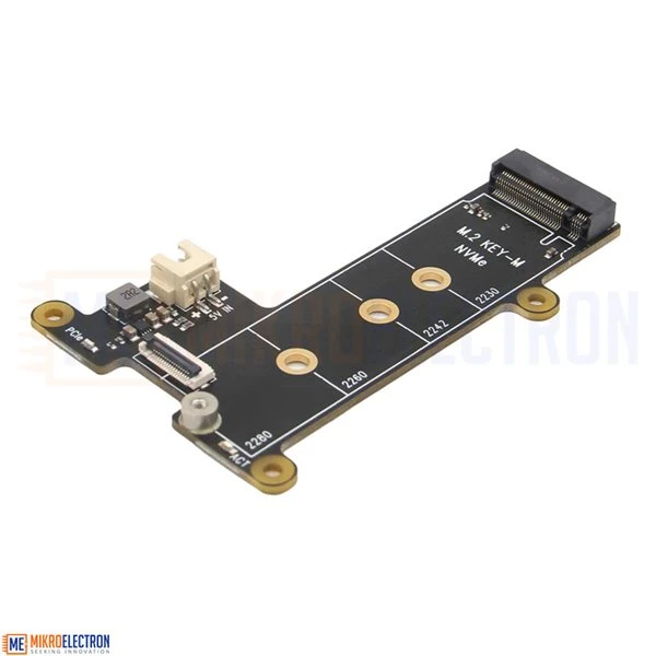 X1001 PCIe إلى M.2 Key-M NVMe SSD PIP TOP لـ Raspberry Pi 5