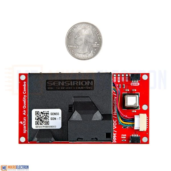 مستشعر جودة الهواء الداخلي SparkFun - SCD41، SEN55 (Qwiic)