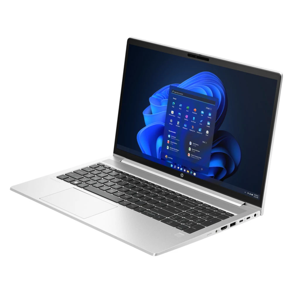 كمبيوتر محمول HP ProBook 450 G10 (معالج Intel Core i7-1355U / ذاكرة وصول عشوائي DDR4 سعة 16 جيجابايت / ذاكرة تخزين NVMe M.2 سعة 512 جيجابايت / بطاقة رسومات Intel Iris Xe / شاشة 15.6 بوصة FHD IPS / نظا