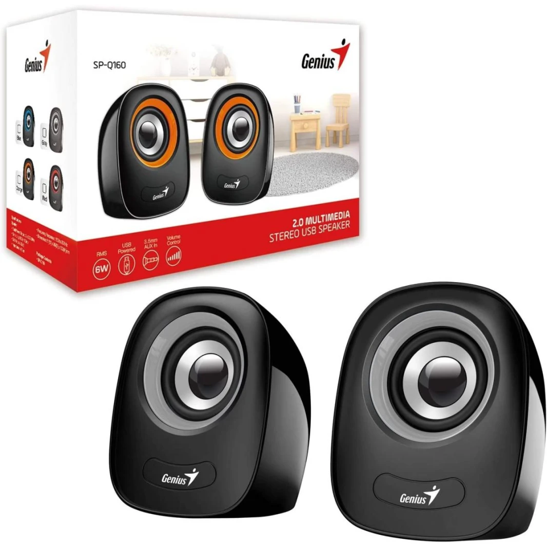 Genius SP-Q160 USB Speaker Gray