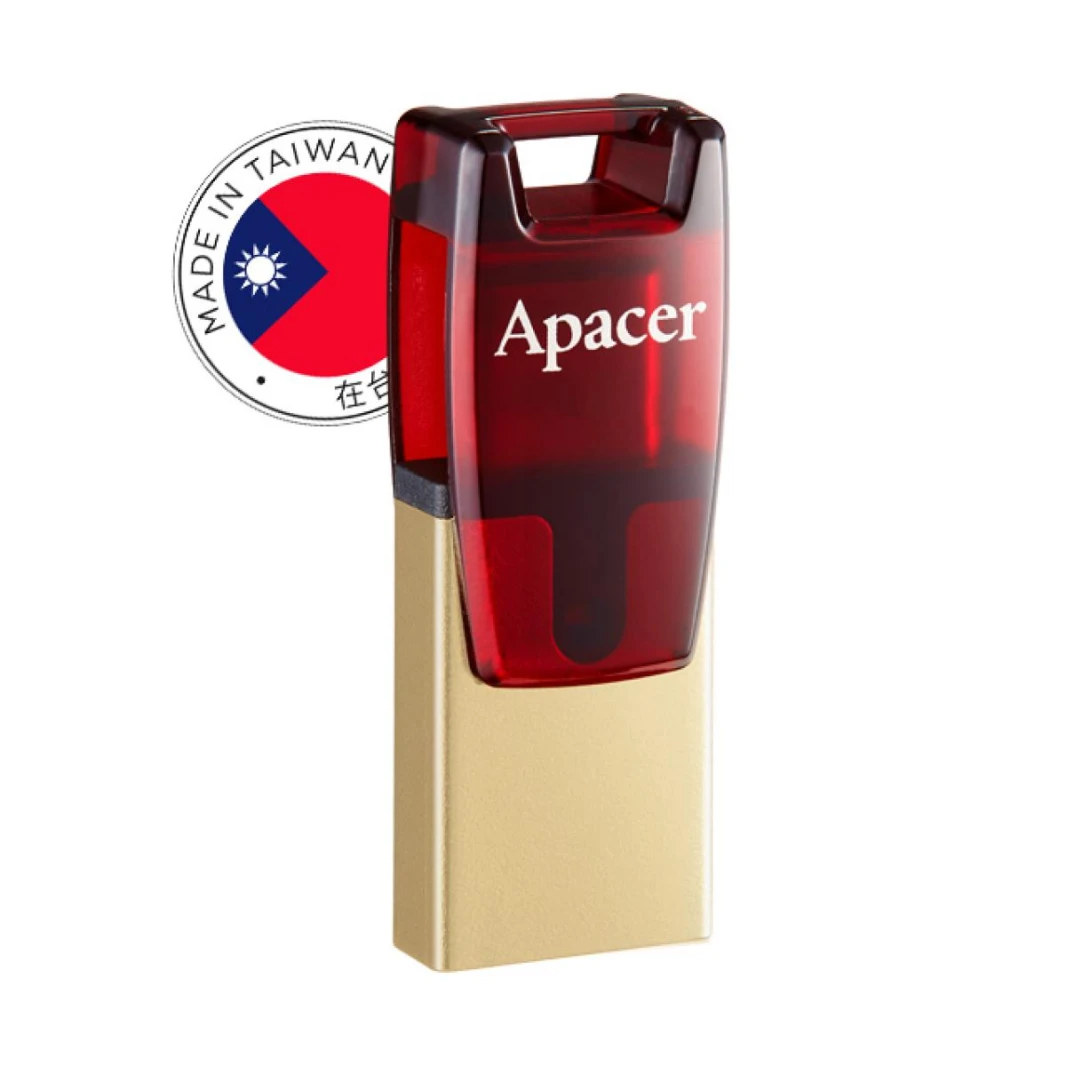 Apacer AH180 USB 3.1 وType-C Gen 1 Type-A / فلاش ميموري 32 جيجابايت