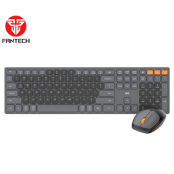FANTECH WK895 GO Pop Office Wireless Keyboard Mouse Combo - BLACK