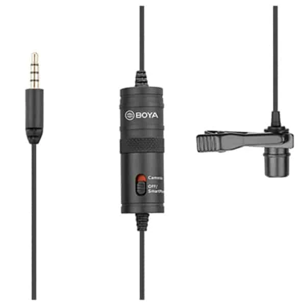 BOYA BY-M1 OMNI DIRECTIONAL LAVALIER MICROPHONE 3.5MM