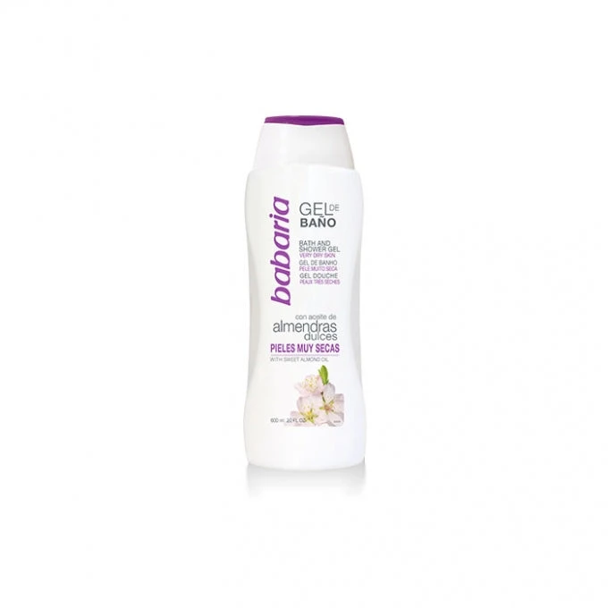 Babaria Babaria Sweet Almond Bath & Shower Gel 600 ml