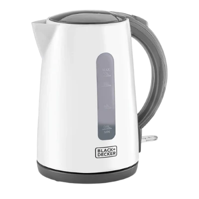 BLACK & DECKER cordless electrical Kettle 1.7 Liter – White