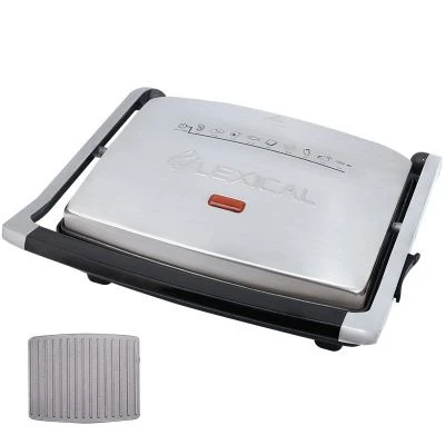 LEXICAL Sandwich Maker Grill 2000W – Stainless Steel