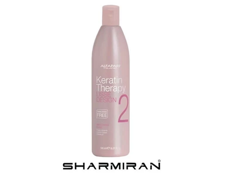 ALFAPARF MILANO KERATIN FOR HAIR KERATIN THERAPY LISS DESGN SMOOTHING FLUID HAIR FOR FOR ALL TYPES HAIR 500 ML