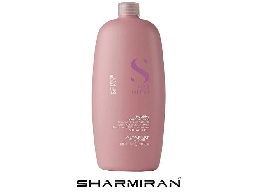 ALFAPARF MILANO SHAMPOO SEMI DI LINO MOISTURE HAIR FOR CHEMICALLY TREATED HAIR AND FOR DRY HAIR 1000 ML
