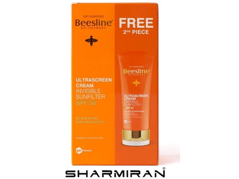 BEESLINE SUN BLOCK ULTRASCREEN SPF 50 OFFER 1 AND 2 FREE 2 IN 60 ML