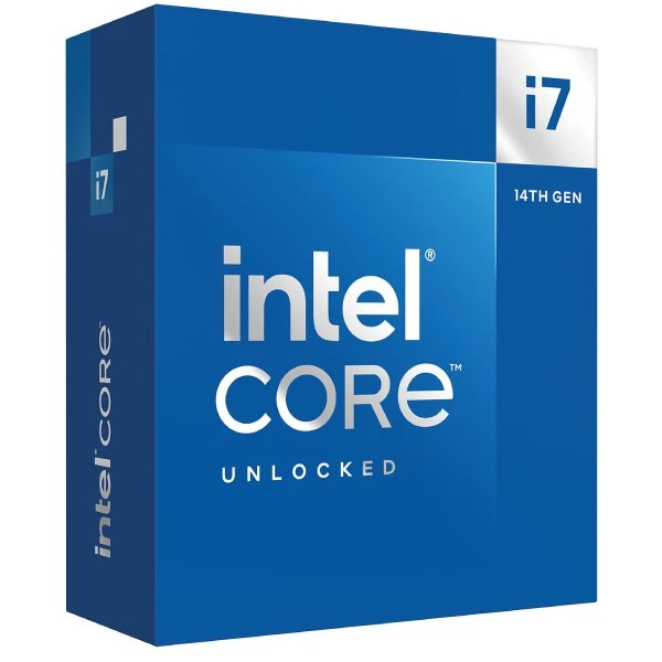 وحدة المعالجة المركزية لسطح المكتب من Intel – core i7-14700K (الجيل 14) – 20 نواة إجمالية – BK8071514700K (ضمان لمدة عامين)