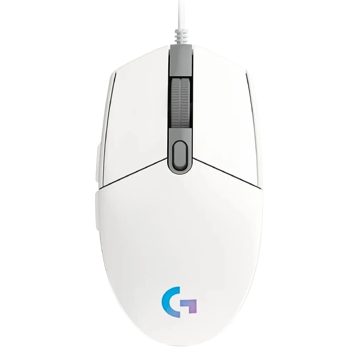 ماوس الألعاب Logitech G203 Light sync – اللون الأبيض – 910-005791