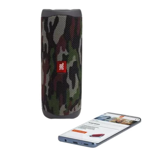 JBL Flip 5 portable Bluetooth speaker { up to 12 hours play time / squad edition color } JBLFLIP5SQUADAM
