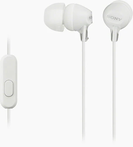سماعات أذن SONY مع ميكروفون ومقبس 3.5 ملم / بنفسجي (MDREX15AP W)