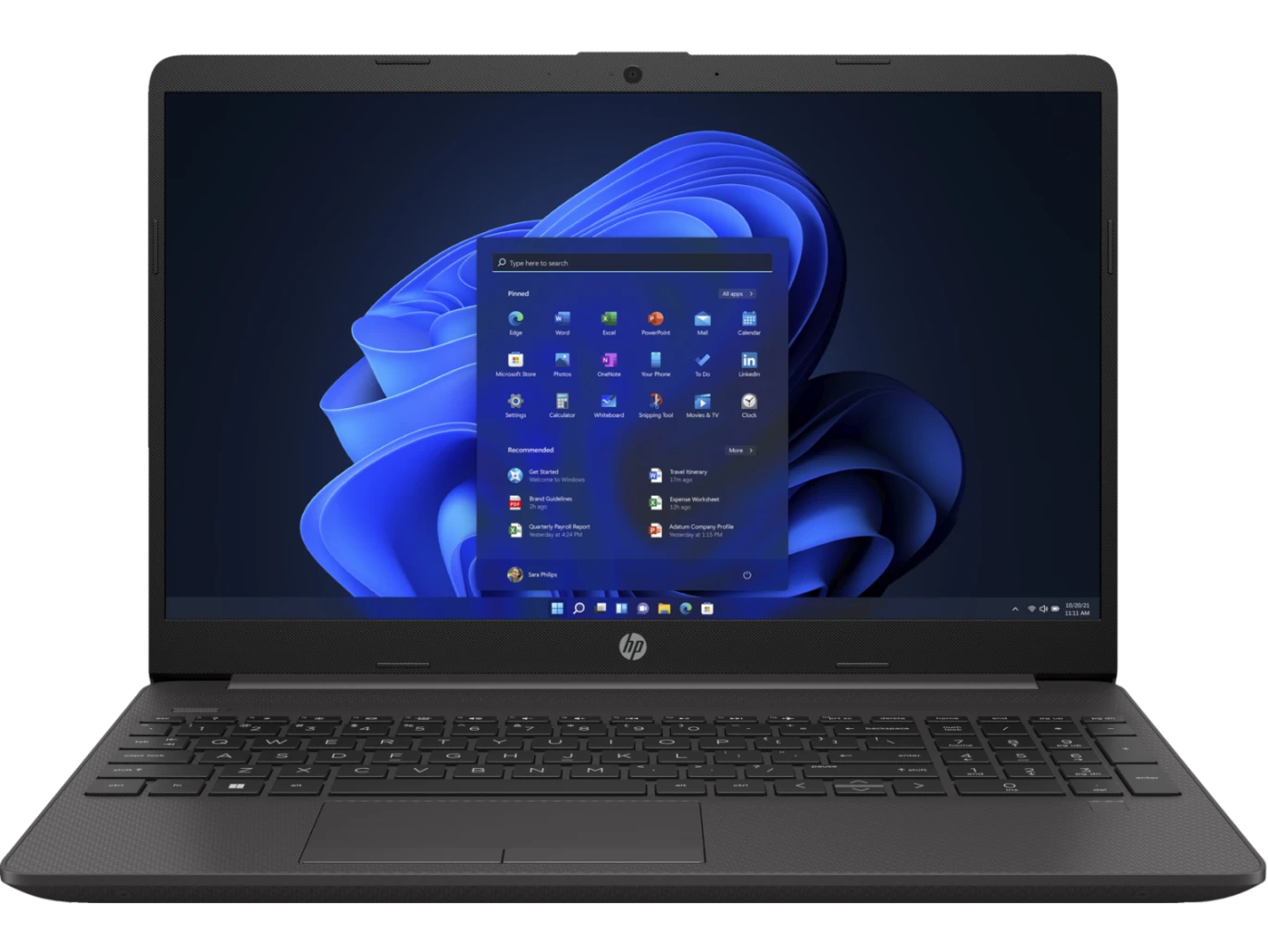 كمبيوتر محمول HP 250 G9 Intel® Core I7-1255U من الجيل الثاني، وذاكرة وصول عشوائي DDR4 سعة 16 جيجابايت، ومحرك أقراص SSD NVMe® سعة 512 جيجابايت، وبطاقة رسومات Nvidia® Geforce™ MX550 سعة 2 جيجابايت GDDR6