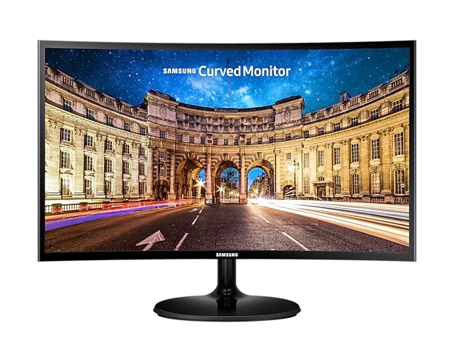 Samsung C27T390FHM 27" 1920 x 1080 (FHD) VA 60Hz 4ms HDMI 1.4 / VGA AMD FreeSync™ Borderless Curved Monitor - Black