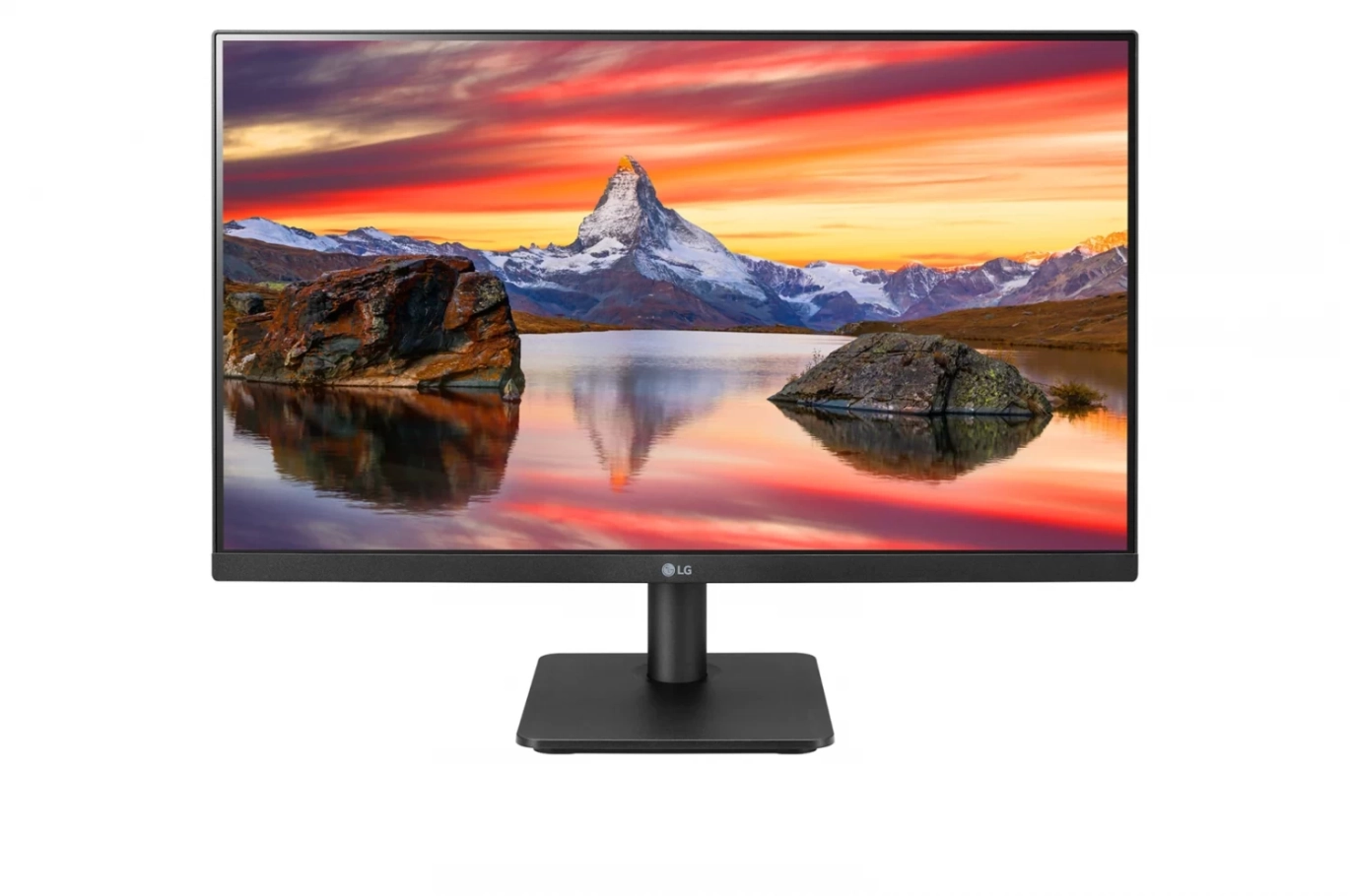 شاشة مسطحة LG 24MP400 - B مقاس 23.8 بوصة بدقة 1920 × 1080 (FHD) IPS بمعدل تحديث 75 هرتز ووقت استجابة 5 مللي ثانية ومنفذ HDMI 1.4 / VGA وتقنية AMD FreeSync™ - باللون الأسود