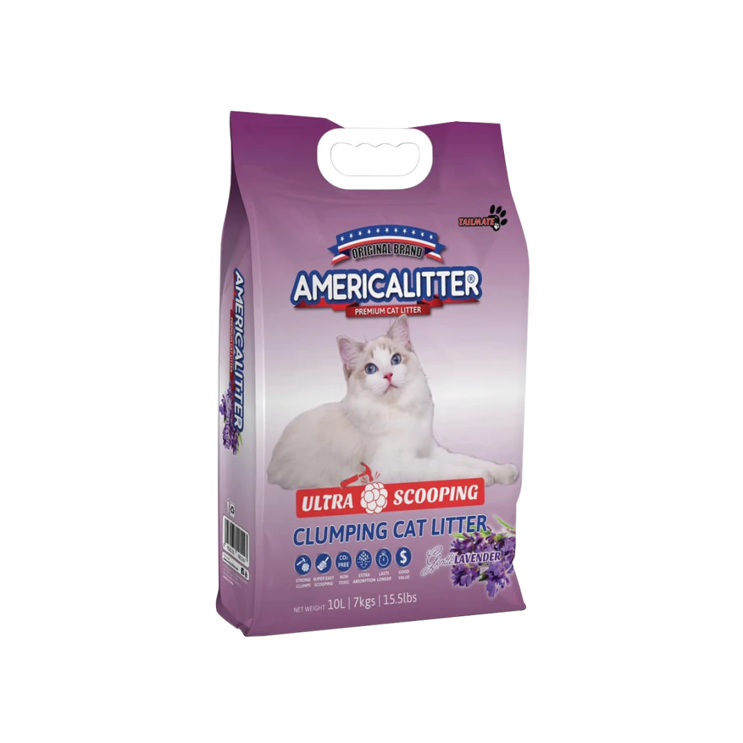 American Liter Scooping Lavender Scent Cat Litter 10L