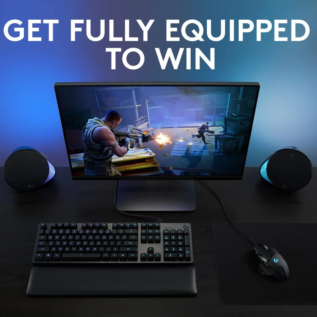 ماوس الألعاب السلكي عالي الأداء Logitech G502 HERO، مستشعر HERO 25K، 25600 نقطة في البوصة، RGB، أوزان قابلة للتعديل، 11 زرًا قابلًا للبرمجة، ذاكرة مدمجة، كمبيوتر شخصي / ماك