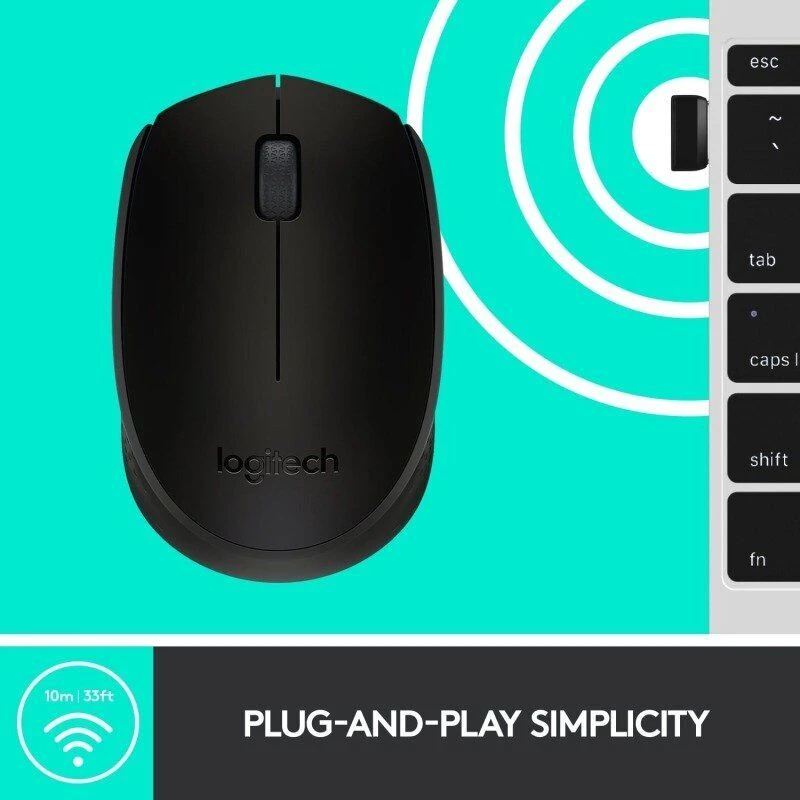 Logitech Wireless Mouse M171 Black