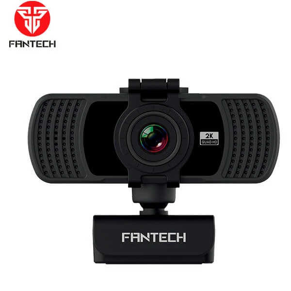 كاميرا ويب FANTECH LUMINOUS C31 QHD 2K (كاميرا 2K Quad HD (QHD) 4 ميجابكسل بزاوية 106 درجة وعدسة واسعة للغاية وميكروفون مدمج وقواعد دوارة 360 درجة)