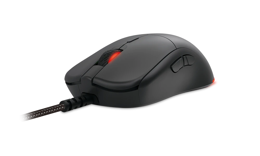 ماوس الألعاب السلكي FANTECH Helios UX3 RGB بدقة 16000 نقطة في البوصة و6 أزرار قابلة للبرمجة، ماوس صغير الحجم ومتناسق وخفيف الوزن 69 جرامًا - أسود