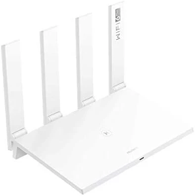 جهاز توجيه واي فاي ذكي HUAWEI WS7100-20 WiFi 6 Plus AX3 ثنائي النواة لاسلكي بسرعة 3000 ميجابت في الثانية بمعدل جيجابت ثنائي النطاق 2.4 جيجاهرتز 5 جيجاهرتز جهاز توجيه إنترنت للمكتب المنزلي