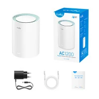 CUDY AC1200 Dual Band Whole Home Wi-Fi Mesh System, Model: M1300 1-pack
