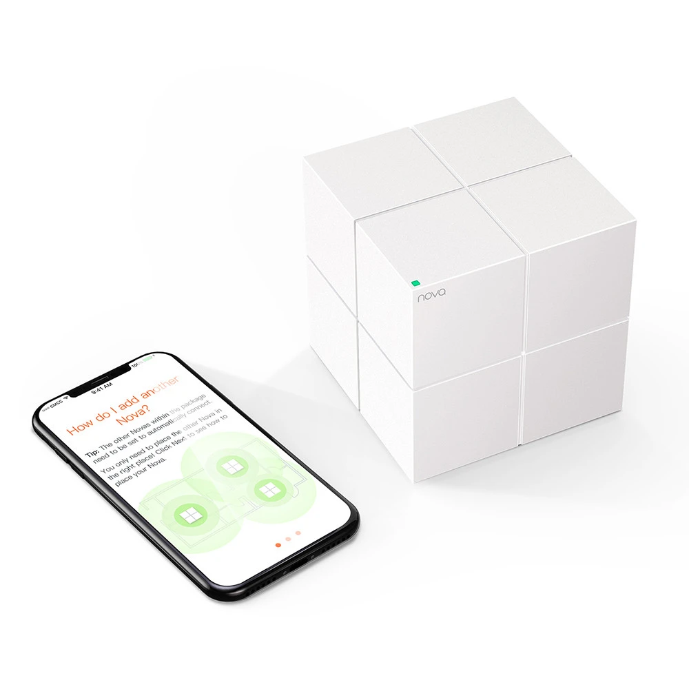TENDA MW6  2-Pack  Whole Home Mesh WiFi System