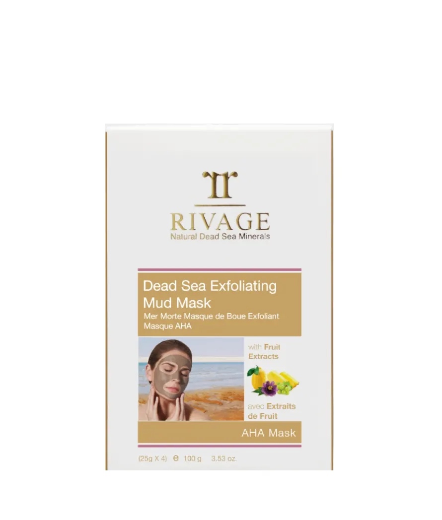 Rivage Dead Sea Exfoliating Mud Mask Sachets 25 g X 4