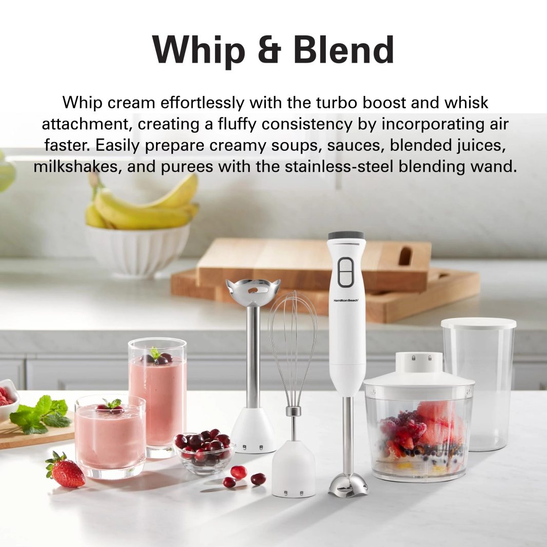 Hamilton Beach Turbo Boost Hand Blender 600W