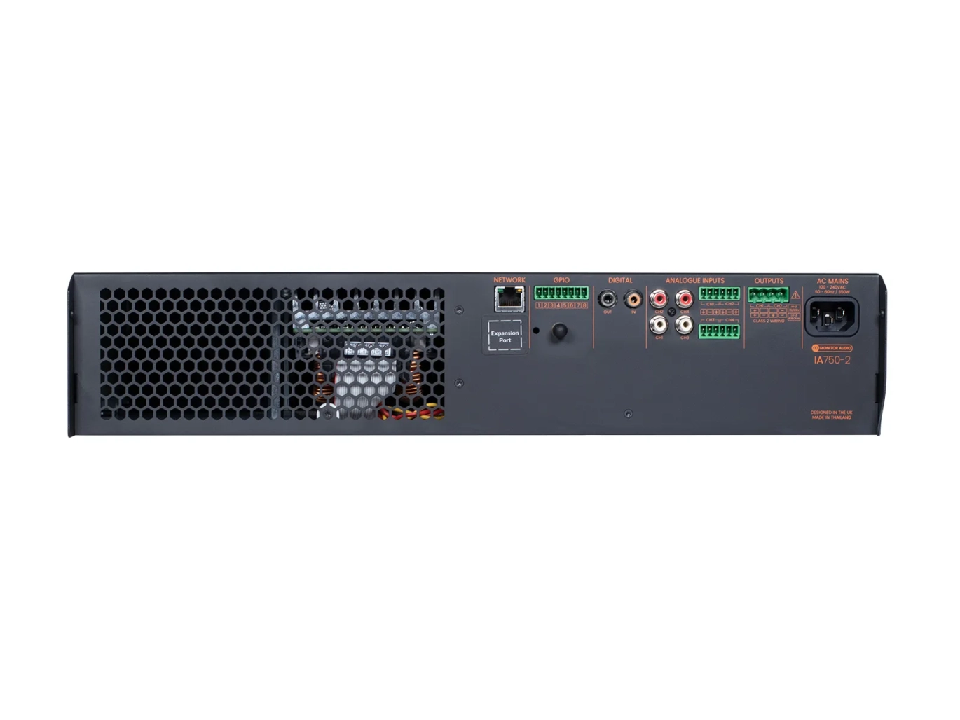 مونيتور أوديو مضخم، 2x 750 واط، أوم