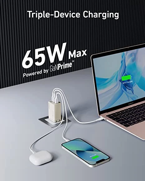 Anker 735 Charger (GaNPrime 65W)  Golden
