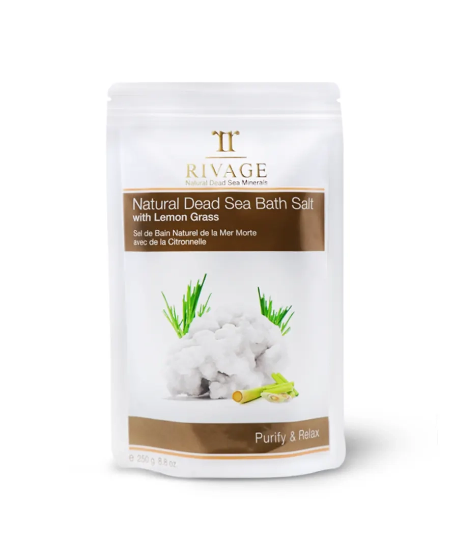Rivage Dead Sea Bath Salts Lemon Grass-Purify & Relax 250 g