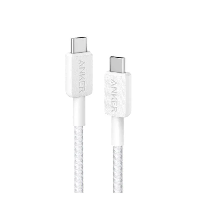 Anker 322 USB-C to USB-C Cable (3ft Braided) - Black