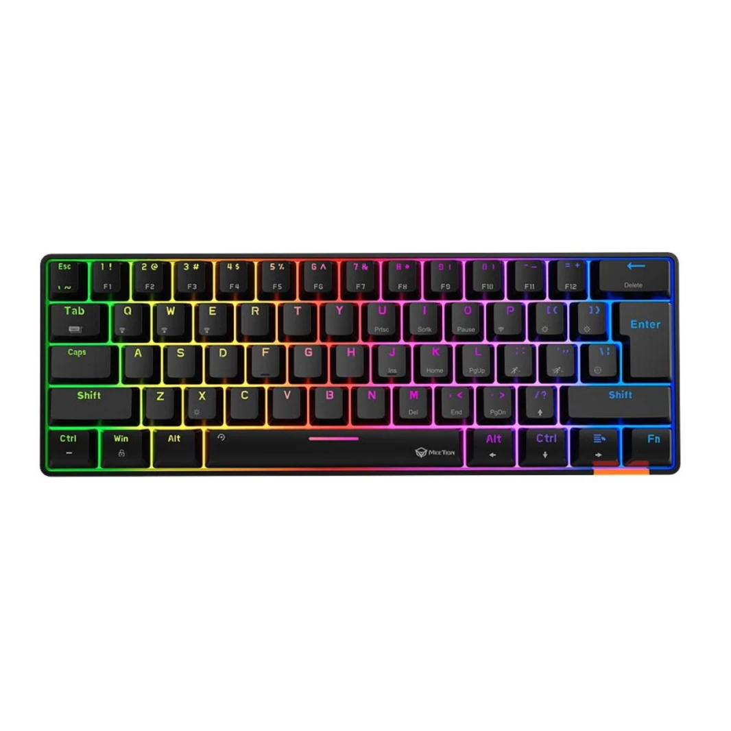 لوحة مفاتيح الألعاب الميكانيكية ثنائية الوضع Meetion MK005 Hestia RGB 60%