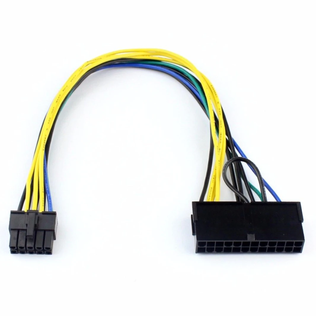 كابل محول اللوحة الأم لمصدر الطاقة ATX من 10 إلى 24 سنًا من Lenovo PSU سلك توصيل