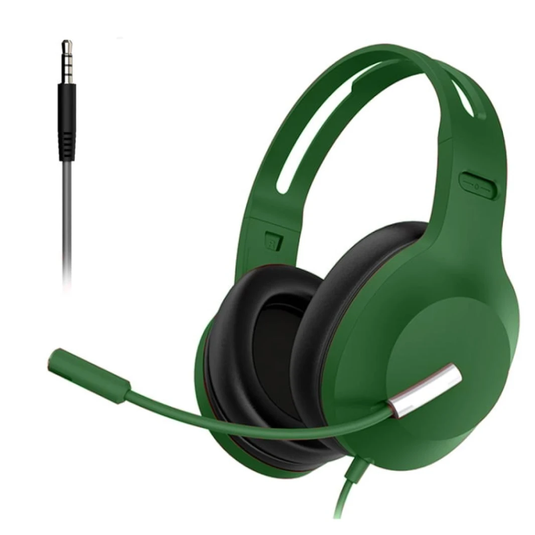 GM2003 Gaming Headset with mic 3.5mm  -Army Green