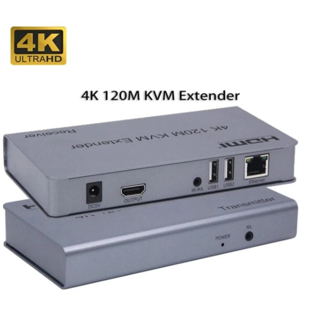 موسع HDMI 4K من HAING HI-0120-HKE مع USB KVM 120M
