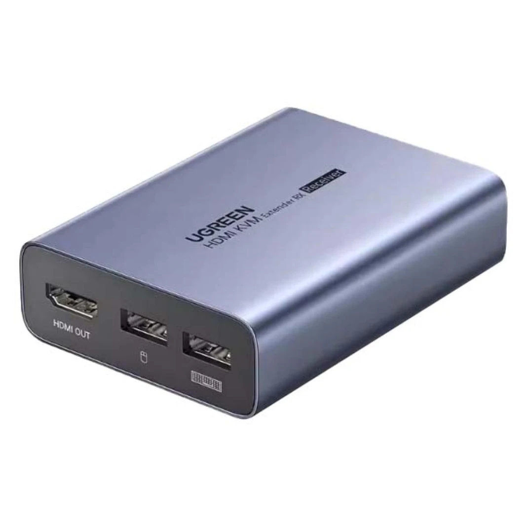 جهاز استقبال UGREEN CM291 HDMI KVM Extender بدقة 1080 بكسل بمعدل 60 هرتز
