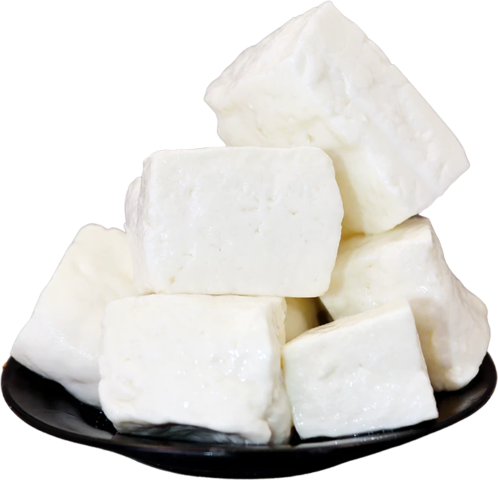 Boiled cow cheese kneaded with mastic/ Dairy River