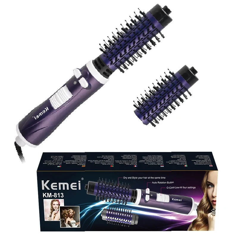 فرشاية حرارية KEMEI 2IN1