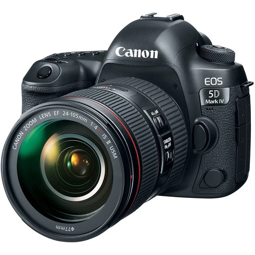 كاميرا Canon EOS 5D Mark IV DSLR مع عدسة 24-105mm f/4L II