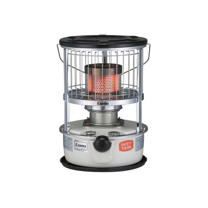 WKH-3100G Kirona Kerosene Heater Glass Head White 5.2L