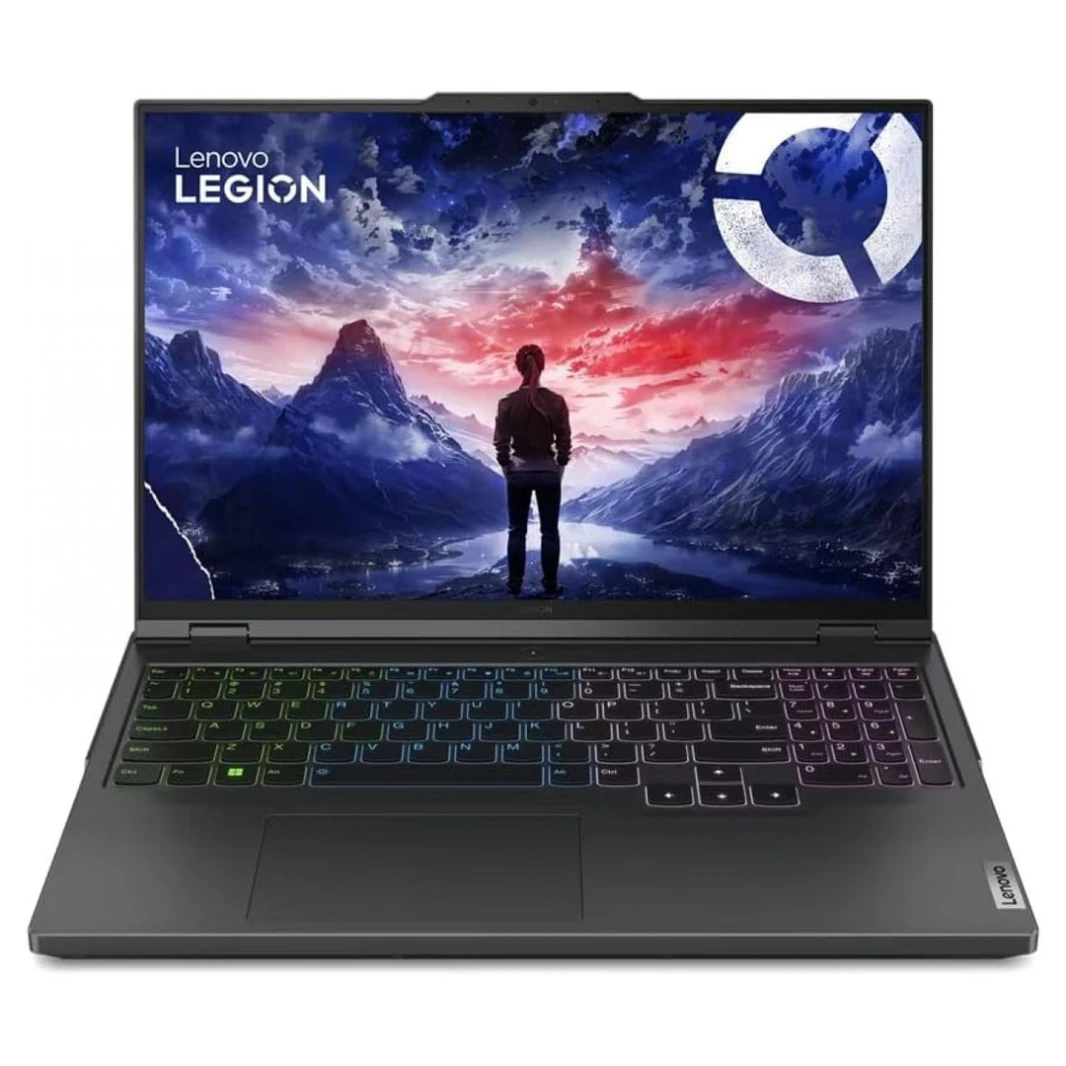 لاب توب الألعاب Lenovo Legion 5 16IRX9 - Intel Core i7-14650HX، NVIDIA RTX 4060 8GB DDR6، شاشة 16 بوصة WQXGA IPS، سطوع 350 نيت، 165 هرتز، لون رمادي