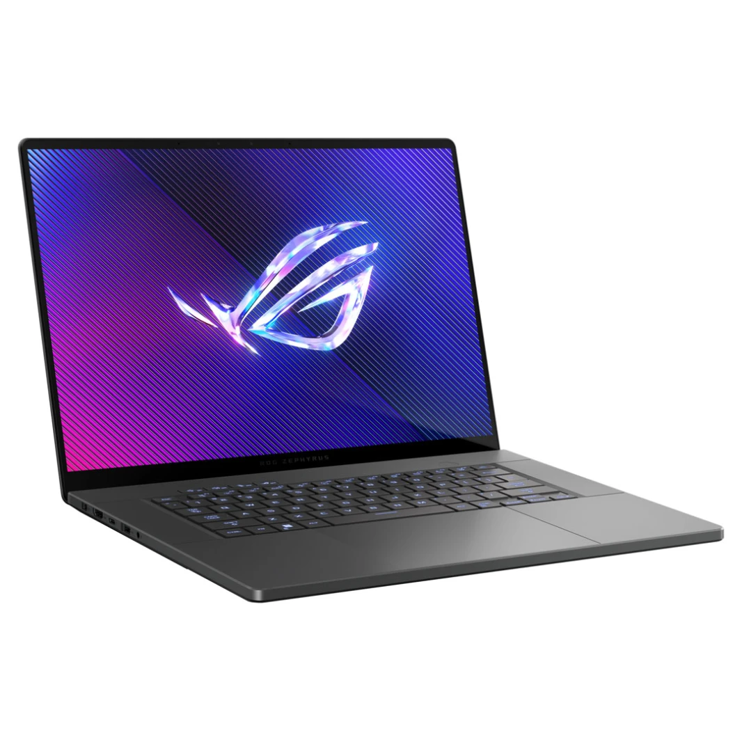 لاب توب ASUS ROG Zephyrus G16 - Intel Core Ultra 7، RTX 4070، 32 جيجا بايت DDR5X، شاشة OLED مقاس 16 بوصة بمعدل تحديث 240 هرتز، مع جراب ROG Zephyrus، ماوس ROG Impact Gaming، نظام التشغيل Windows 11
