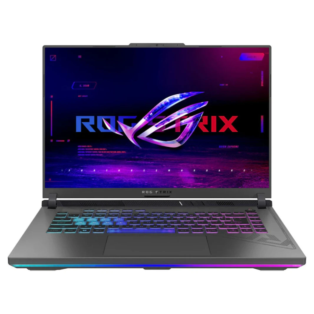لاب توب ASUS ROG Strix G16 - Intel Core i7-13650HX، RTX 4060 8GB DDR6، 16GB DDR5، 16" FHD+ 165Hz، Eclipse Grey