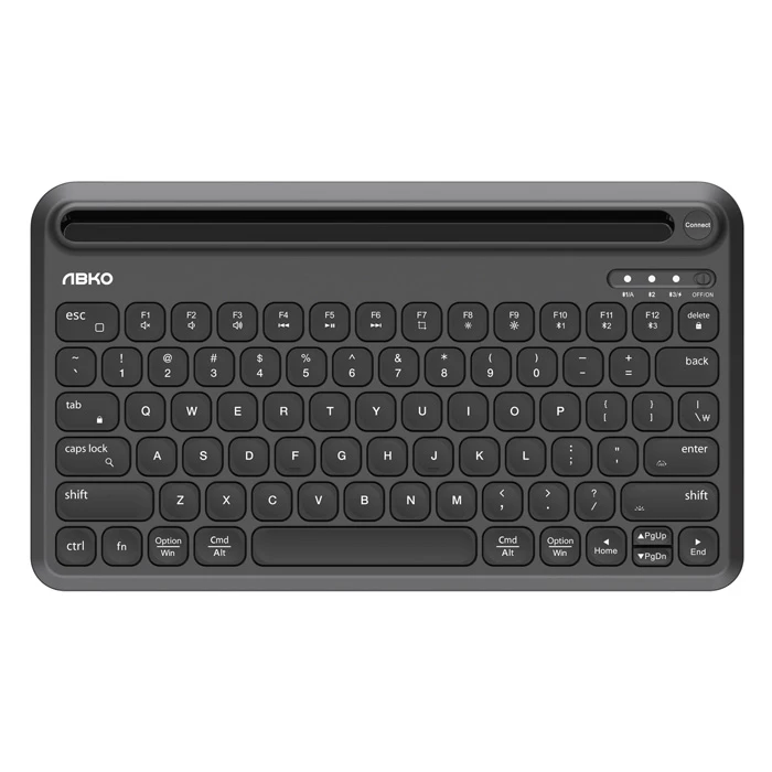 لوحة مفاتيح ABKONCORE TOS250 للشحن اللاسلكي من النوع C